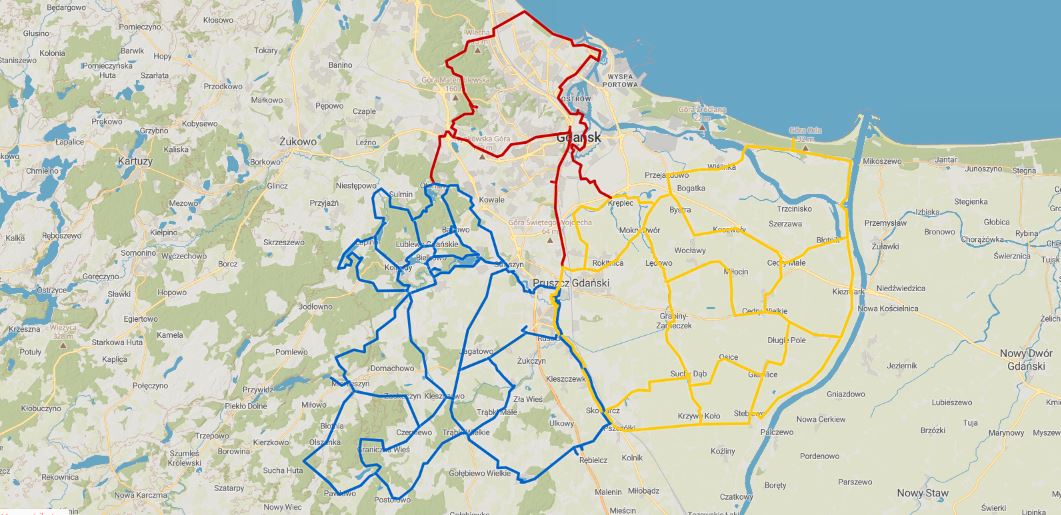 Mapy rowerowe Gdańsk.
